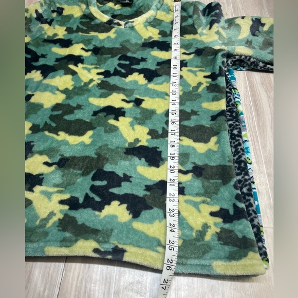 Lot Of 3 Size L Pajama Tops Long Sleeve Pull Over Button Down Mixed Colorful - Picture 13 of 15